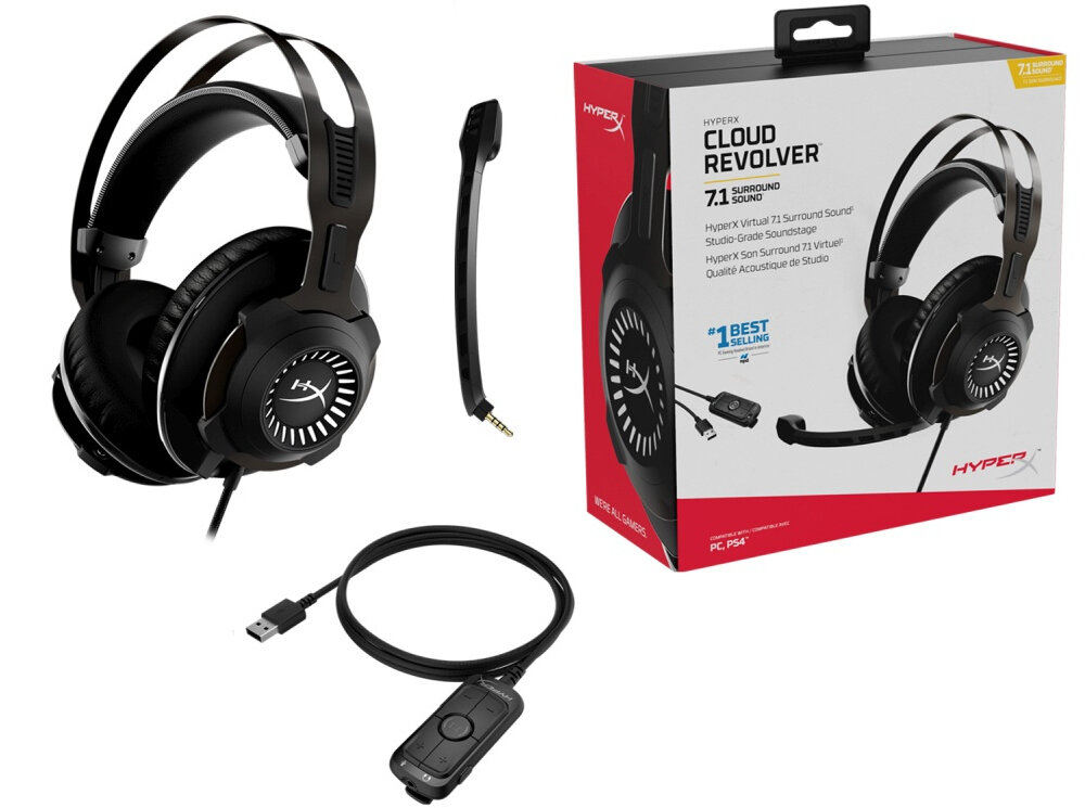 Słuchawki HYPERX Cloud Revolver słuchawki bluetooth zestaw słuchawkowy Bluetooth zestaw słuchawkowy do gier pilot dopasowanie mikrofon rozmowy łączność dźwięk precyzja
