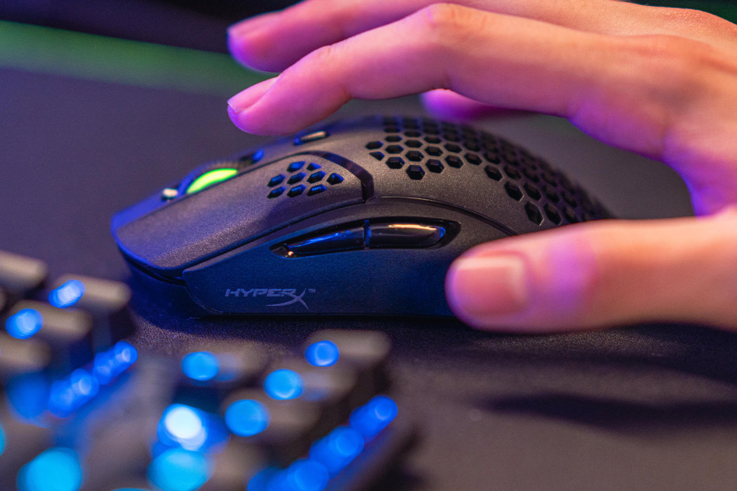 Mysz HYPERX Pulsefire Haste platformy szybkość precyzja czujnik personalizacja rolki