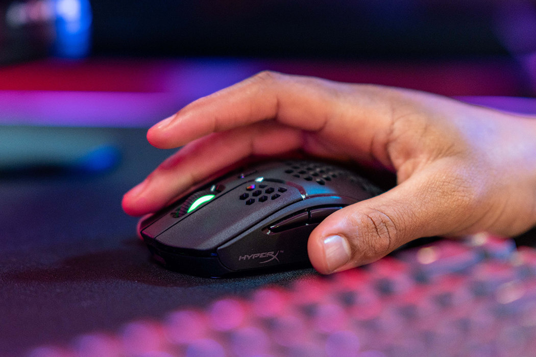 Mysz HYPERX Pulsefire Haste platformy szybkość precyzja czujnik personalizacja rolki