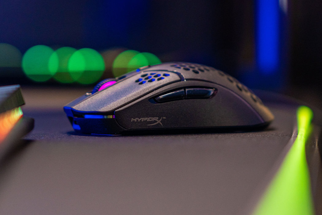 Mysz HYPERX Pulsefire Haste platformy szybkość precyzja czujnik personalizacja rolki