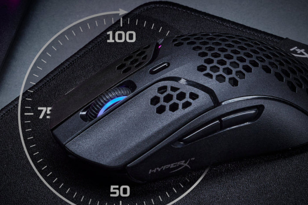 Mysz HYPERX Pulsefire Haste platformy szybkość precyzja czujnik personalizacja rolki