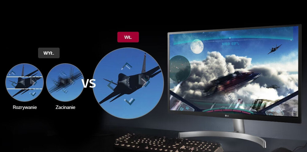 Monitor LG 27UL500P odświeżanie czas reakcji freesync Synchronizacja