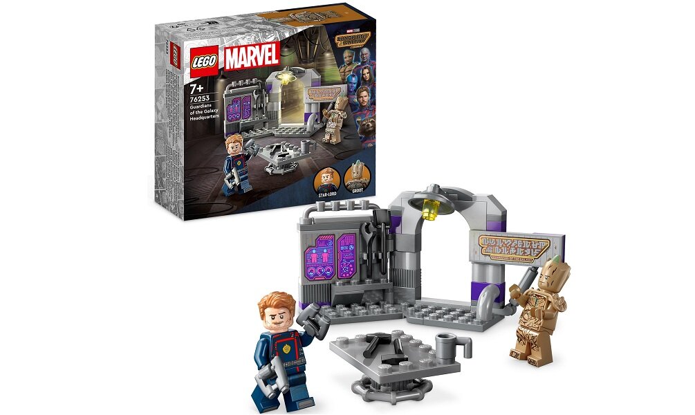 LEGO Marvel Kwatera Strażników Galaktyki 76253 dziecko kreatywność zabawa nauka rozwój klocki figurki minifigurki jakość tradycja konstrukcja nauka wyobraźnia role jakość bezpieczeństwo wyobraźnia budowanie pasja hobby funkcje instrukcja aplikacja LEGO Builder