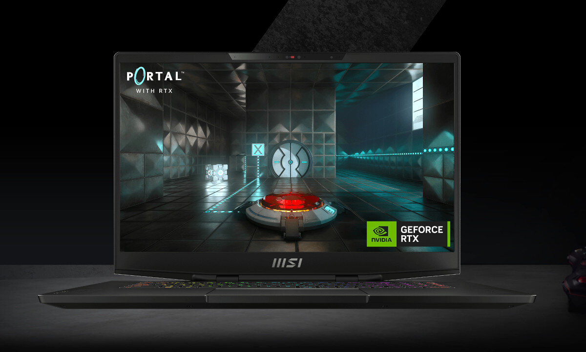Laptop MSI Stealth A13VI-022PL karta graficzna architektura grafika jakość obraz