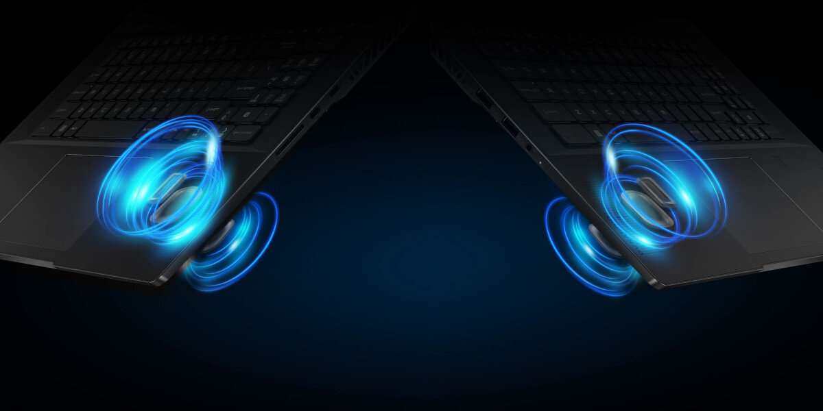 Laptop MSI Stealth A13VI-022PL audio dźwięk przestrzenny głośniki