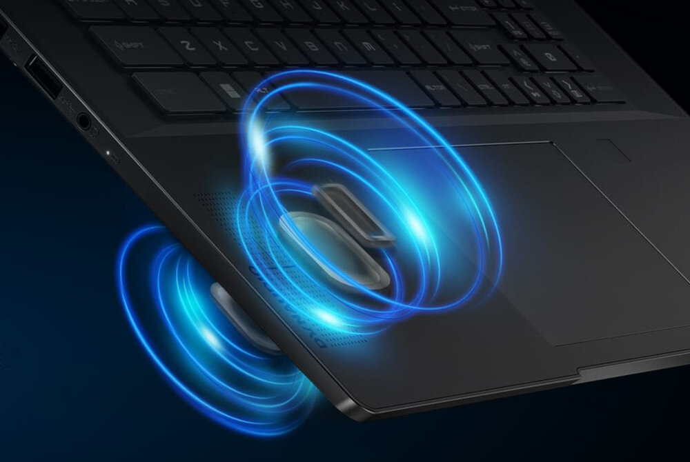 Laptop MSI Stealth 17 Studio A13VG-025PL 17.3 IPS 240Hz i7-13700H 32GB RAM 2TB SSD GeForce RTX4070 Windows 11 Home dźwięk głośniki audio