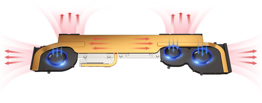 Laptop MSI Creator Z17HX A13VFT-028PL 17 IPS 165Hz i7-13700HX 32GB RAM 2TB SSD GeForce RTX4060 Windows 11 Professional chłodzenie temperatura głośność