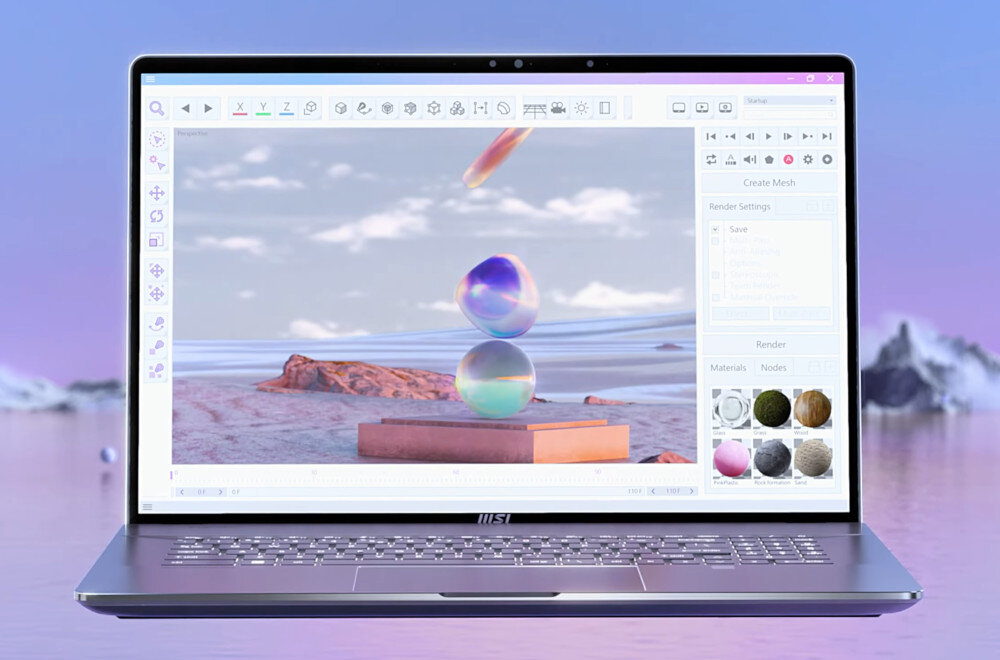 Laptop MSI Creator Z17HX A13VFT-028PL 17 IPS 165Hz i7-13700HX 32GB RAM 2TB SSD GeForce RTX4060 Windows 11 Professional cechy zalety przeznaczenie zastosowanie