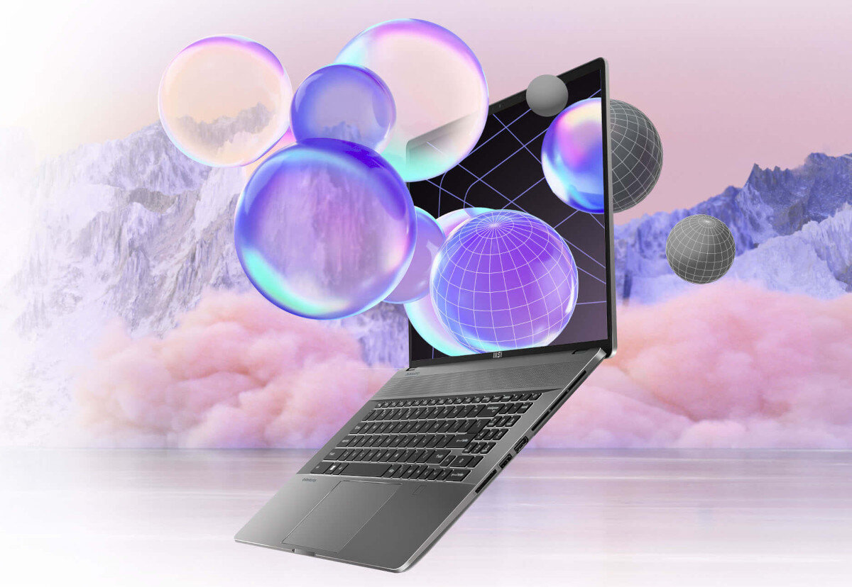 Laptop MSI Creator Z17HX A13VFT-028PL 17 IPS 165Hz i7-13700HX 32GB RAM 2TB SSD GeForce RTX4060 Windows 11 Professional procesor mod pamięć RAM DDR5 wydajność dysk SSD miesce pliki