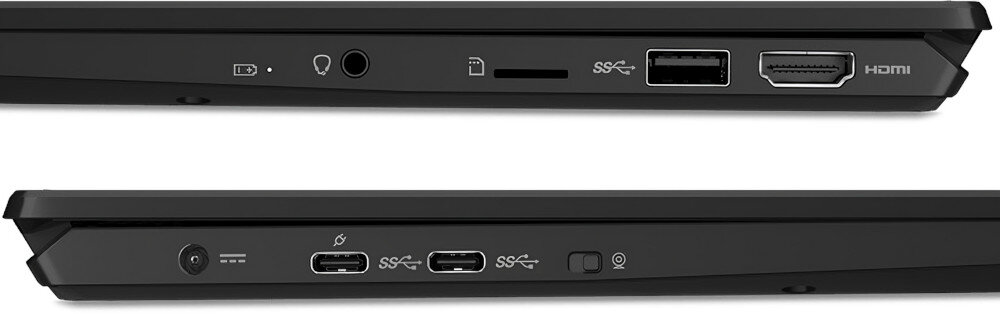 Laptop MSI Summit E16Flip A13VET porty podłączenie interfejsy