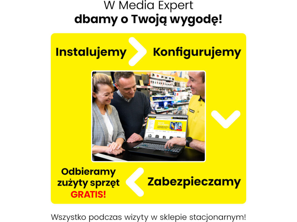 Laptop MSI Vector GP77 13VG-013PL usługa mediaexpert konfiguracja