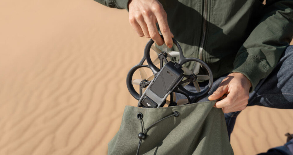 Dron DJI Avata Pro-View (DJI RC Motion 2) odprorność osłony akumulator żywotność waga