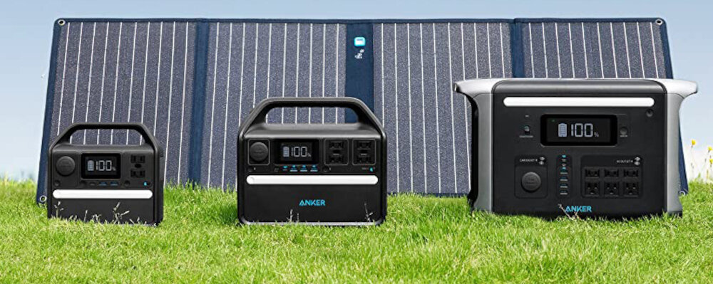 Panel fotowoltaiczny ANKER 625 100W moc 400 W do ladowania stacji PowerHouse 256Wh, 512Wh i 1229Wh i urzadzen mobilnych wysoka wydajnosc praktycznosc