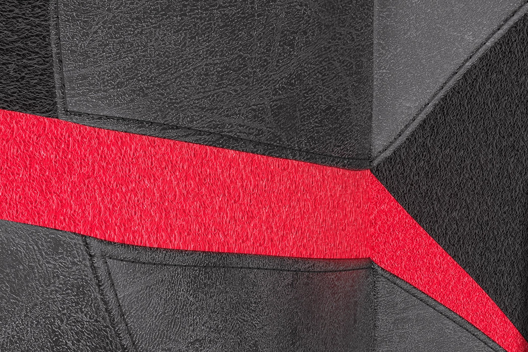 Fotel ENDORFY Scrim EY8A002 Czarno-czerwony Czarny oddychający wyprofilowany szerokie ochrona pianka memory foam nachylenie regulacja