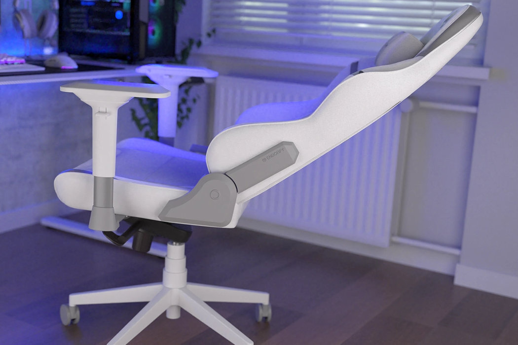 Fotel ENDORFY Scrim EY8A004 Czarny Czarny oddychający wyprofilowany szerokie ochrona pianka memory foam nachylenie regulacja