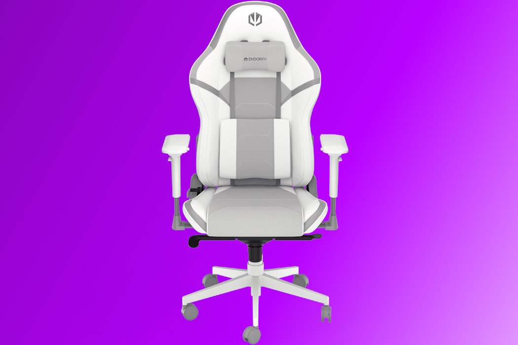 Fotel ENDORFY Scrim EY8A004 Czarny Czarny oddychający wyprofilowany szerokie ochrona pianka memory foam nachylenie regulacja