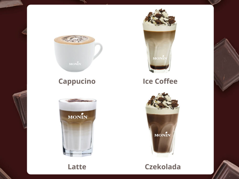 Syrop do kawy MONIN Czekoladowy 250 ml przepisy inspiracje