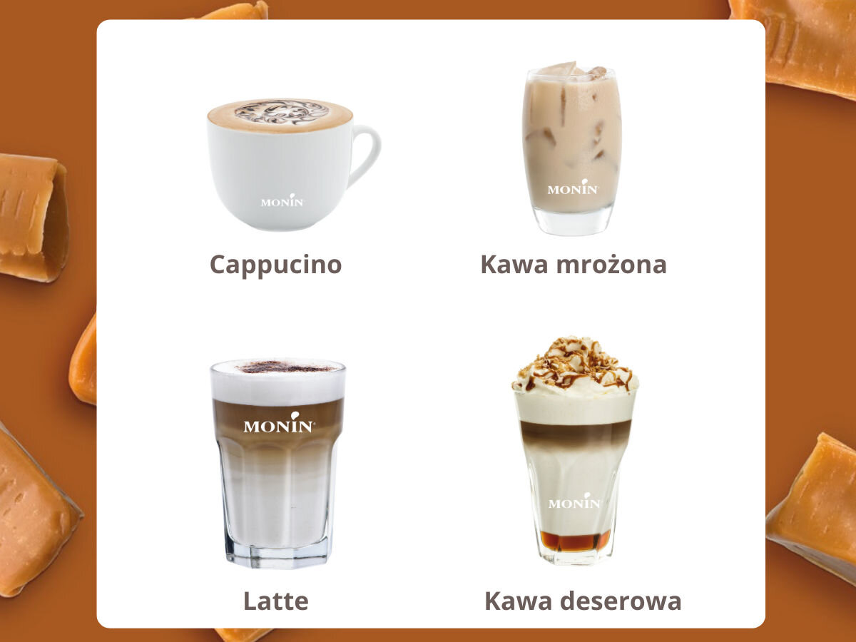 Syrop do kawy MONIN Karmelowy 250 ml przepisy inspiracje