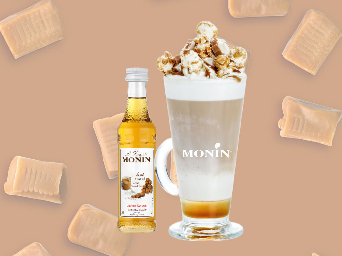 Syrop do kawy MONIN Słony karmel 50 ml unikalne połączenie smak