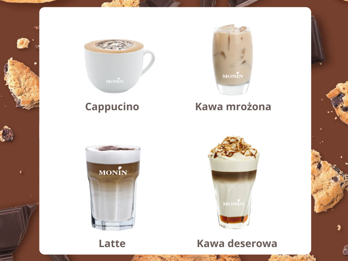 Syrop do kawy MONIN Ciasteczka czekoladowe 50 ml przepisy inspiracje