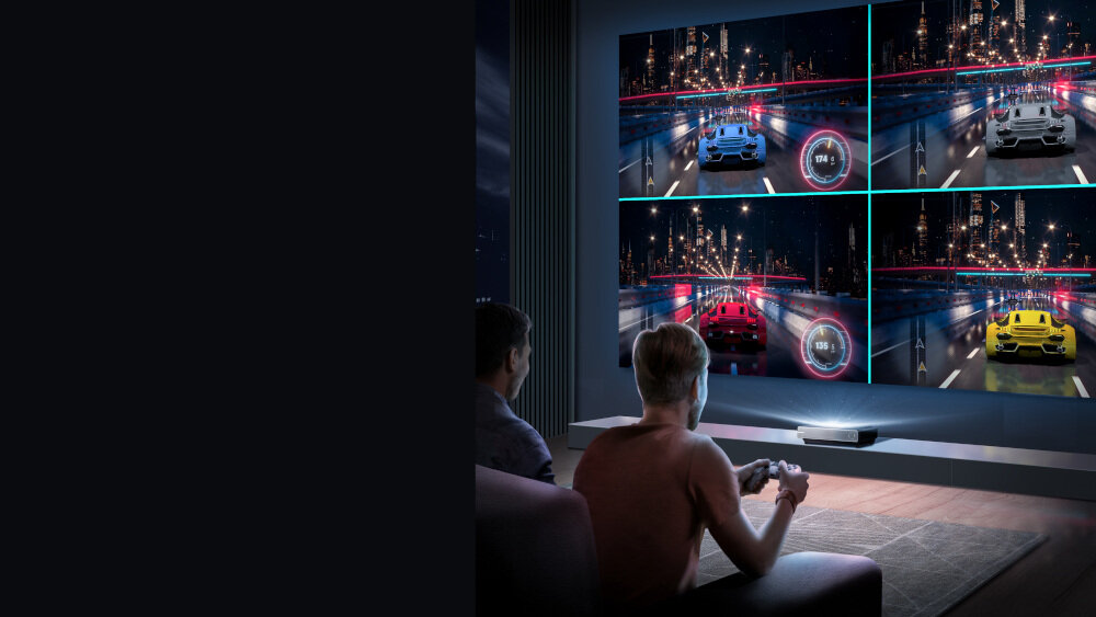 Laser TV HISENSE PX1-PRO - gaming