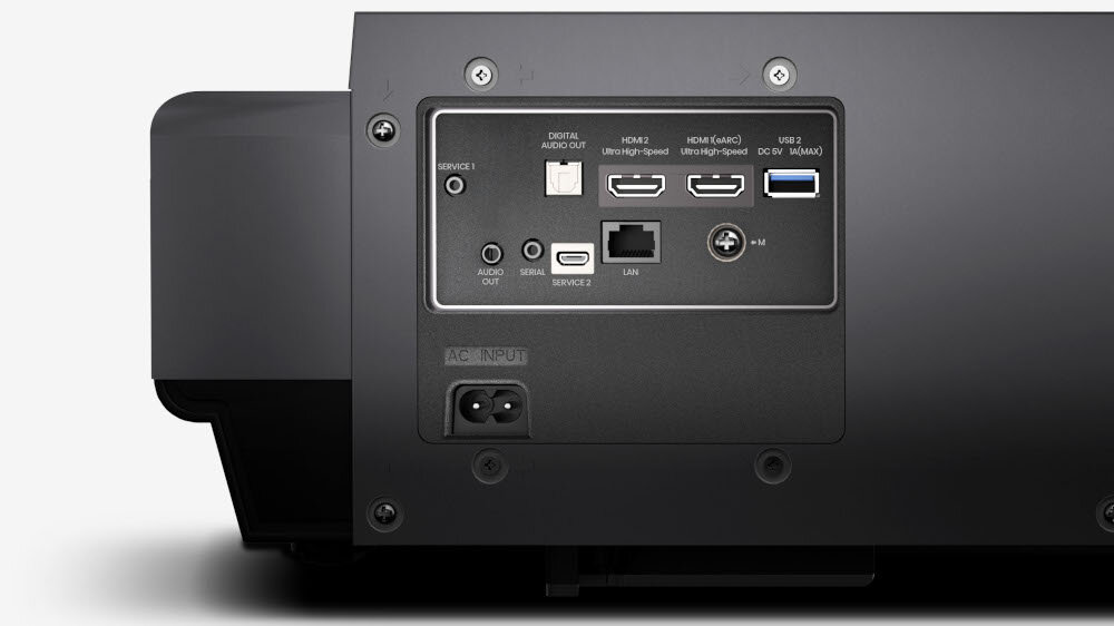 Laser TV HISENSE PX1-PRO - złącza