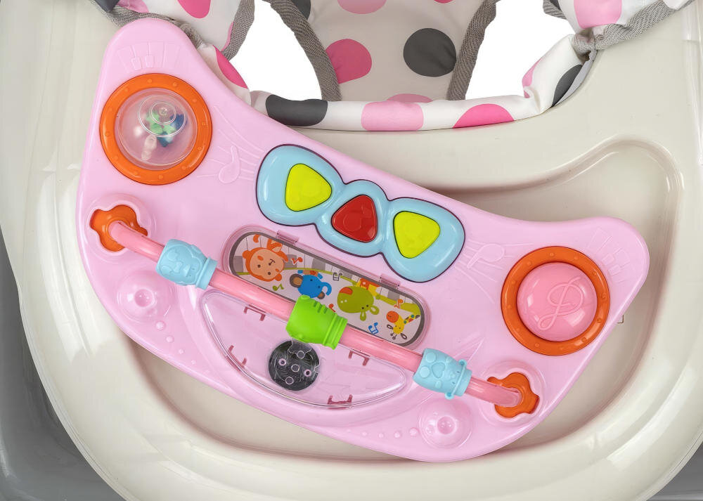 Chodzik MILLY MALLY Patrol Kropki 4888 Edukacyjny panel elementy edukacyjne i interaktywne