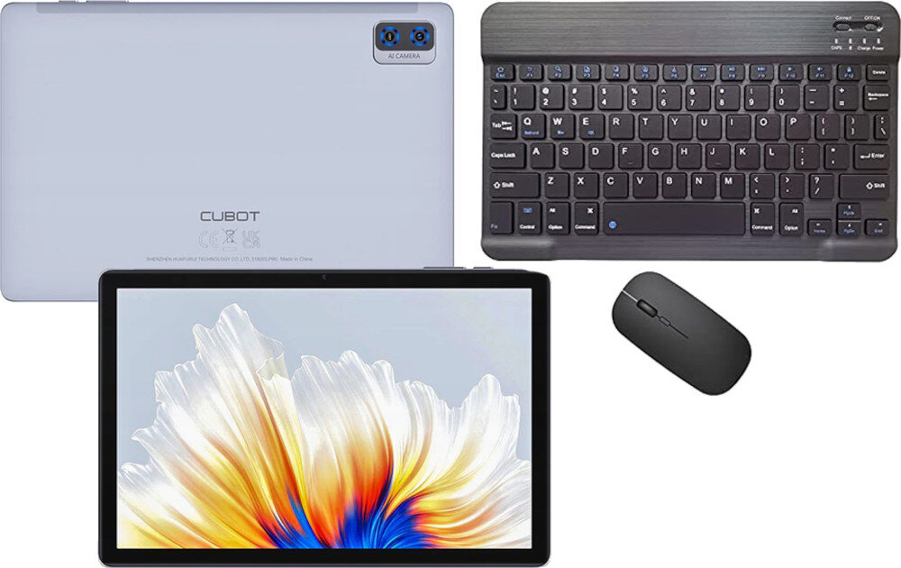 Tablet CUBOT Tab 30 10.1 4/128 GB LTE Wi-Fi Szary akcesoria dodatki klawiatura mysz zestaw