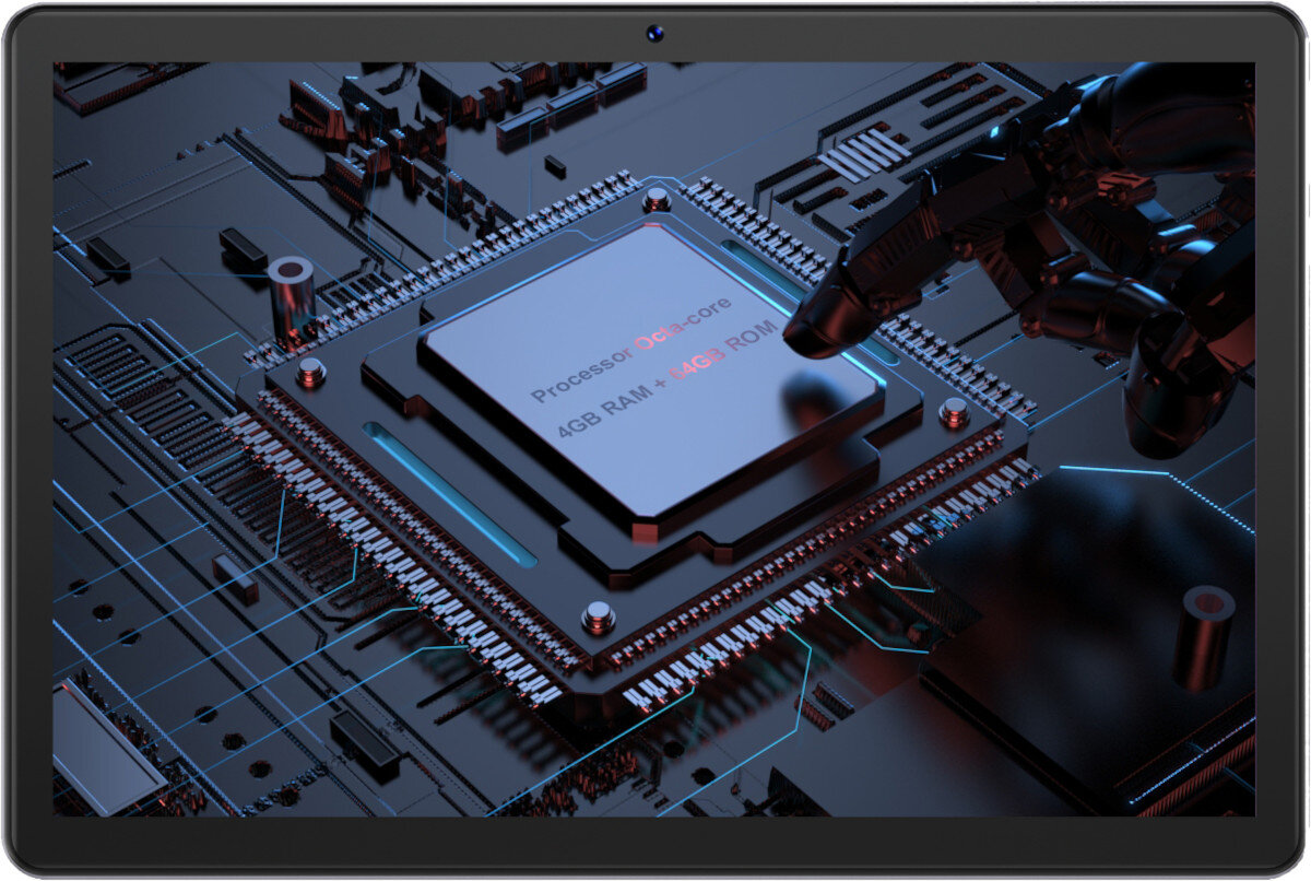 Tablet CUBOT TAB10 10.1 4/64 GB Wi-Fi Szary parametry podzespoły procesor pamięć wydajność