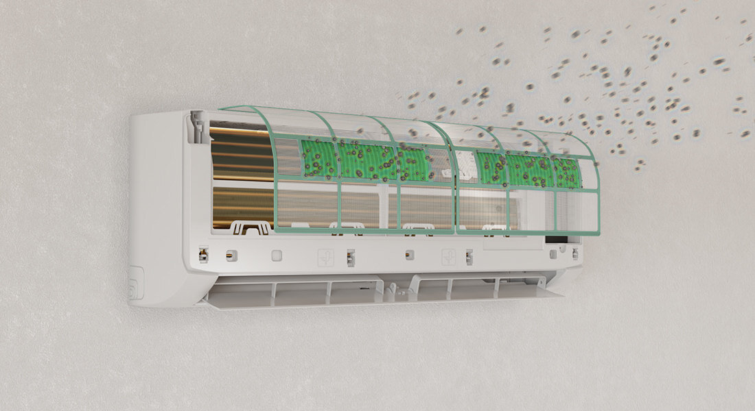 Klimatyzator Split, Pompa ciepła powietrze - powietrze BEKO BEHPGH 120/BEHPGH 121 Funkcja higieniczna UVC HygieneMax