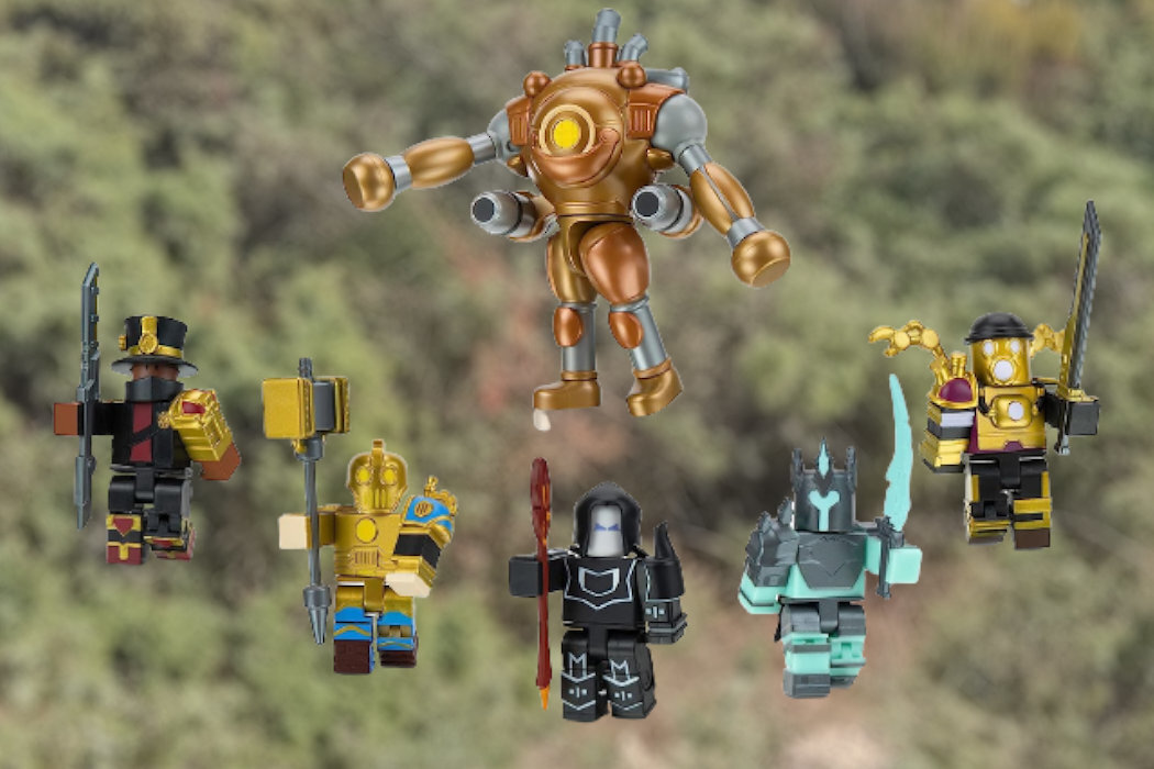 Zestaw figurek JAZWARES Roblox Dungeon Quest: Fusion Goliath Throwdown zabawa gra uciecha kolekcjonerskie przygoda