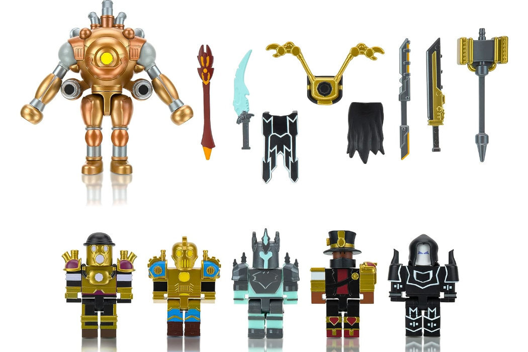 Zestaw figurek JAZWARES Roblox Dungeon Quest: Fusion Goliath Throwdown zabawa gra uciecha kolekcjonerskie przygoda