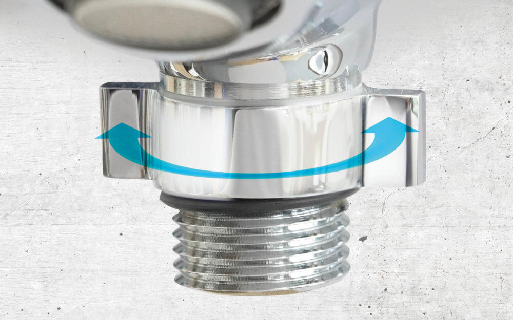 DEANTE Silia BQSD17M mechaniczny ceramiczny przełącznik click strumień woda wypływ woda słuchawka wylewka