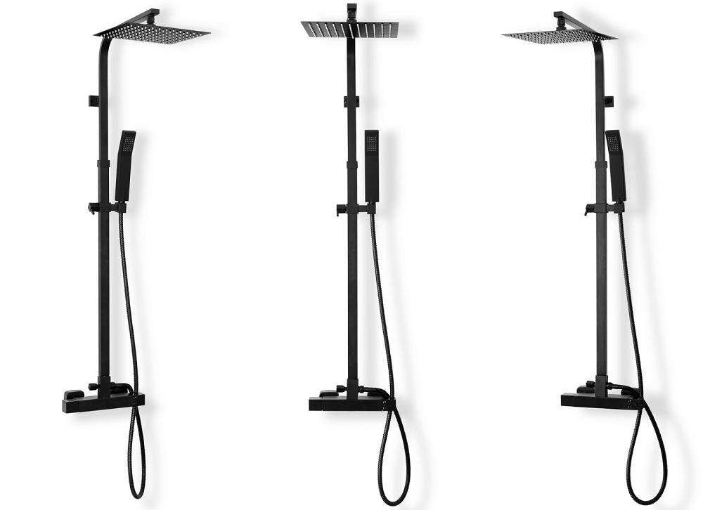 REA Milan REA-P7000 zestaw prysznicowy deszczownica kształt łazienka