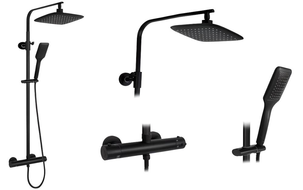 REA Tom REA-P7101 zestaw prysznicowy deszczownica kształt łazienka