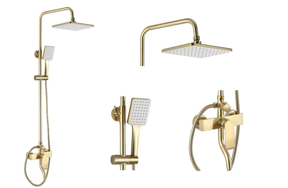 REA Hass REA-B9972 zestaw prysznicowy deszczownica kształt łazienka