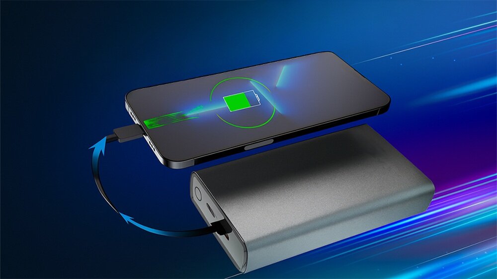 Powerbank EXTRALINK EPB-126 20000mAh Srebrny kv początek opisu