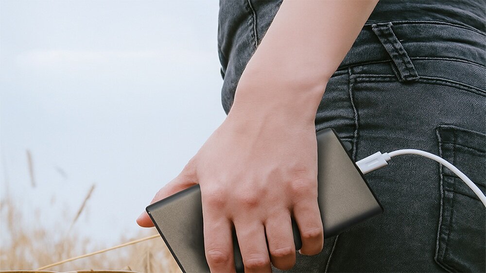 Powerbank EXTRALINK EPB-126 20000mAh Srebrny do codziennego użytku, w podróży, moc, kompaktowe wymiary, wysoka odporność