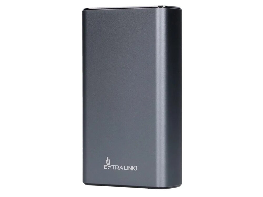 Powerbank EXTRALINK EPB-126 20000mAh Srebrny wbudowana latarka LED, dodatkowe źródło światła, użyteczność