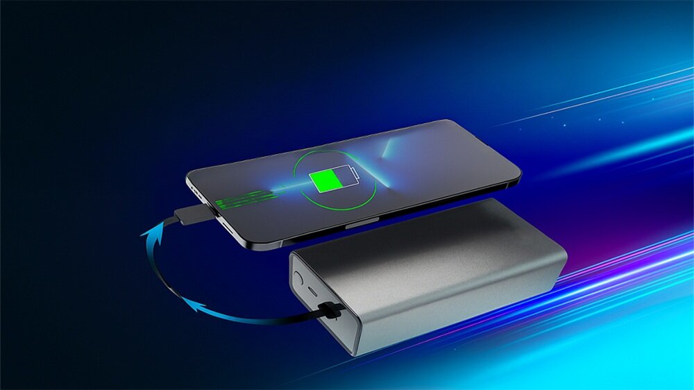 Powerbank EXTRALINK EPB-127 30000mAh Srebrny skuteczne zasilanie, lekka waga, solidna obudowa, ochrona przed uszkodzeniami