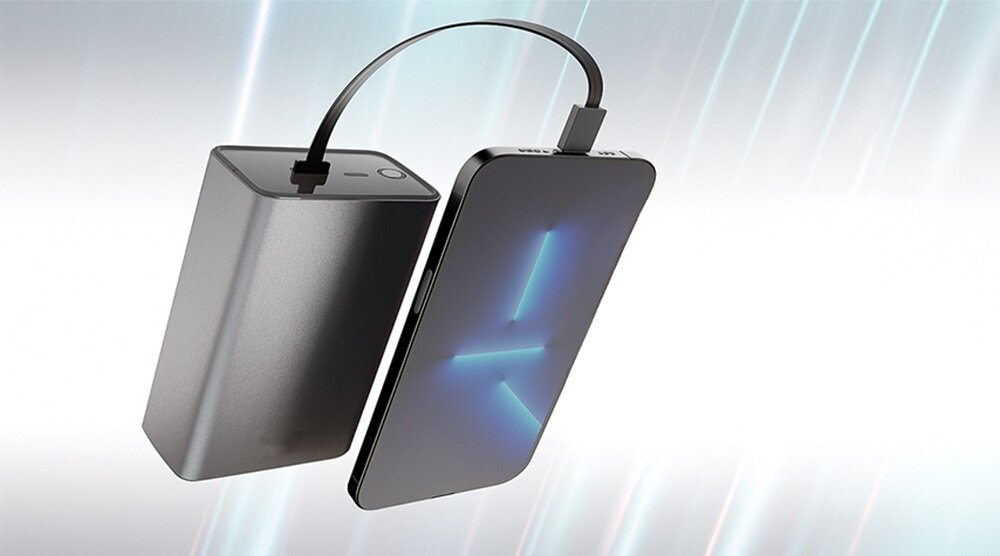 Powerbank EXTRALINK EPB-127 30000mAh Srebrny kompatybilne z urządzeniami mobilnymi, ładowanie dwóch urządzeń jednocześnie, wygodny w podróży