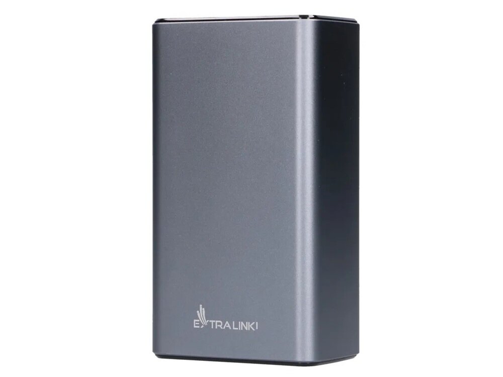 Powerbank EXTRALINK EPB-127 30000mAh Srebrny wbudowane diody LED, funkcjonalność, bez spadku energii