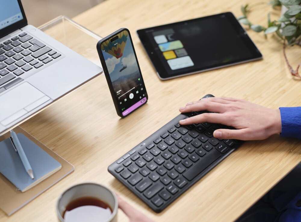 Klawiatura TRUST Lyra uniwersalnosc kompatybilnosc systemy chrome android macos ipados ios windows