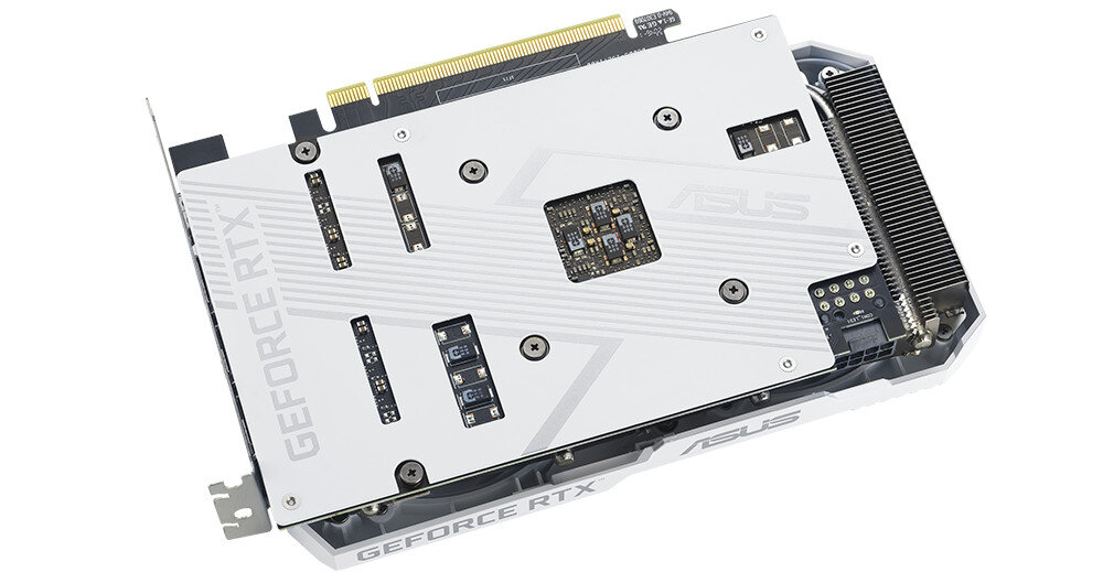 Karta graficzna ASUS White GeForce RTX 3060 Dual OC 8GB - PCB 