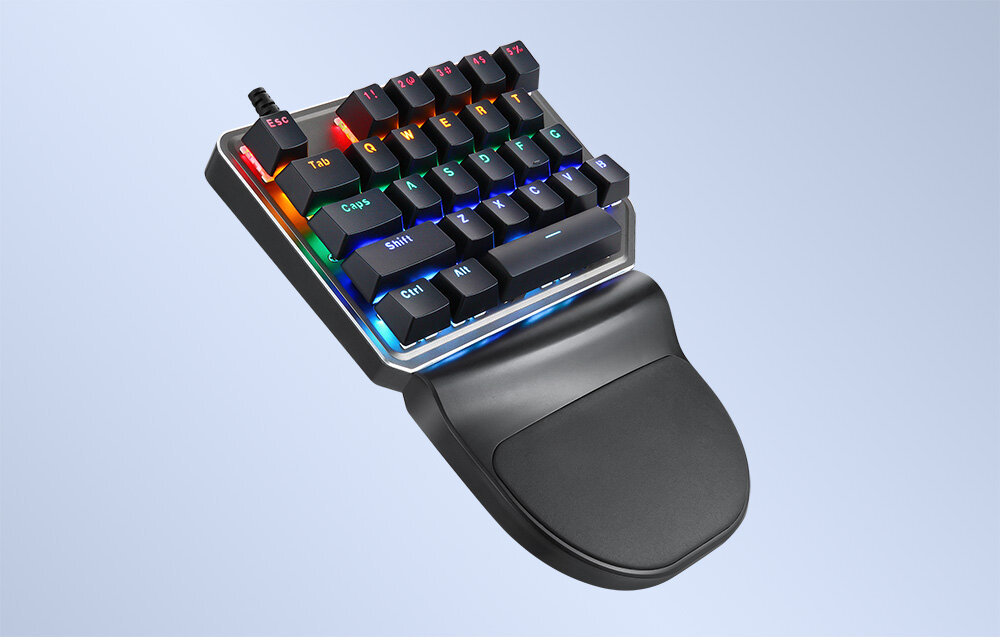 Klawiatura MOTOSPEED Dla graczy Anti-ghosting Podświetlenie RGB tryby podświetlenia Mechaniczna wytrzymała