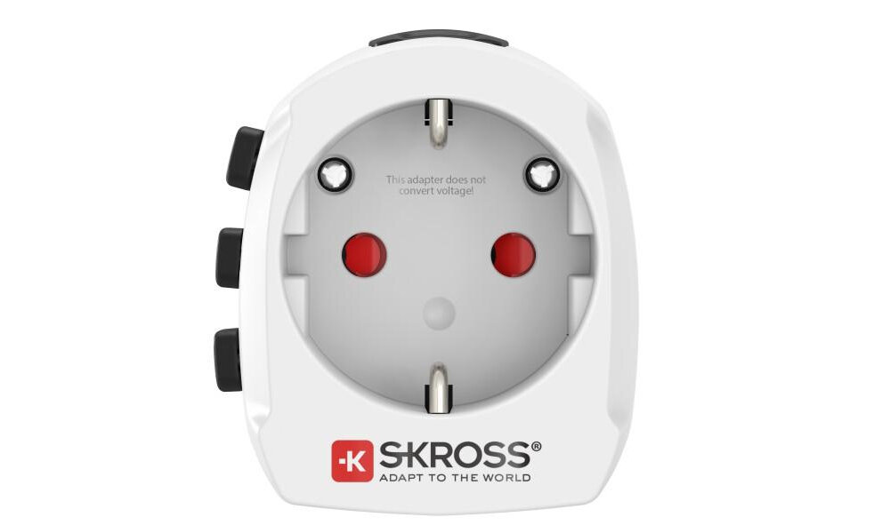 Adapter podróżny HAMA Word Travel Pro Light 223473 (Polska - Świat) UNIWERSALNOŚĆ KRAJE PORTY USB-A URZĄDZENIA WTYCZKI UZIEMIENIE EURO BEZPIECZEŃSTWO UŻYTKOWANIE WEJŚCIA MOC NAPIĘCIE