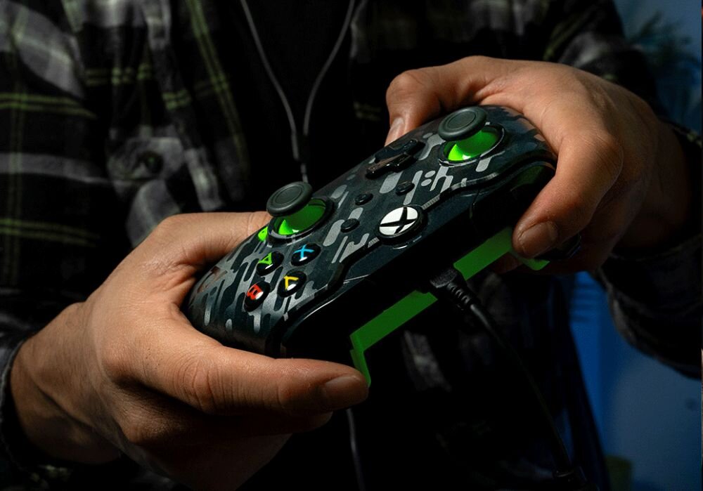 Kontroler PDP   konsola pc komputer smartfon android sterowanie kompatybilność przyciski gałki analogi łączność bateria zasilanie spusty panel obudowa waga zasięg