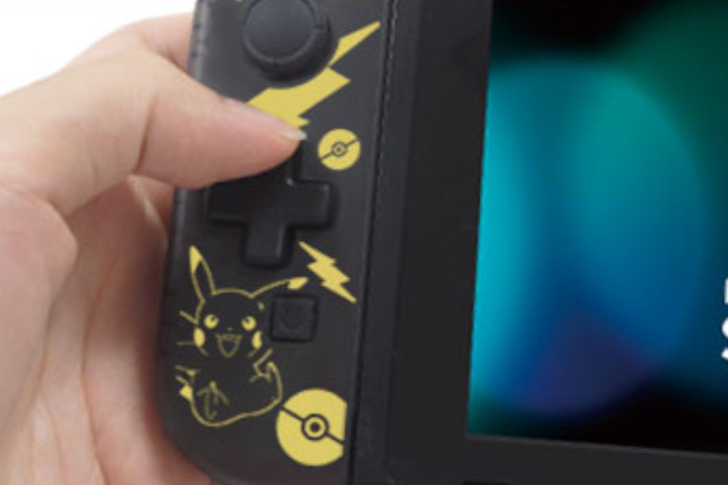 Kontroler HORI D-Pad Pikachu Czarno-złoty grywalność komfort wygląd postacie gry Nintendo licencjonowany waga wymiary rozgrywka