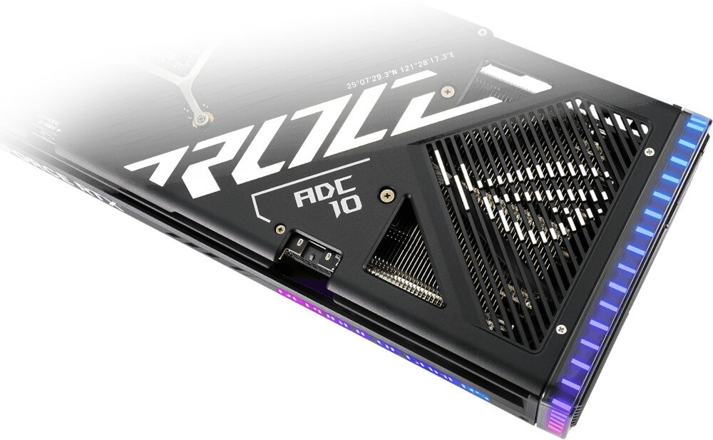 Відеокарта ASUS Rog Strix GeForce RTX 4090 OC 24GB DLSS 3 зовнішній вигляд стиль корпус синхронізація кольори ефекти