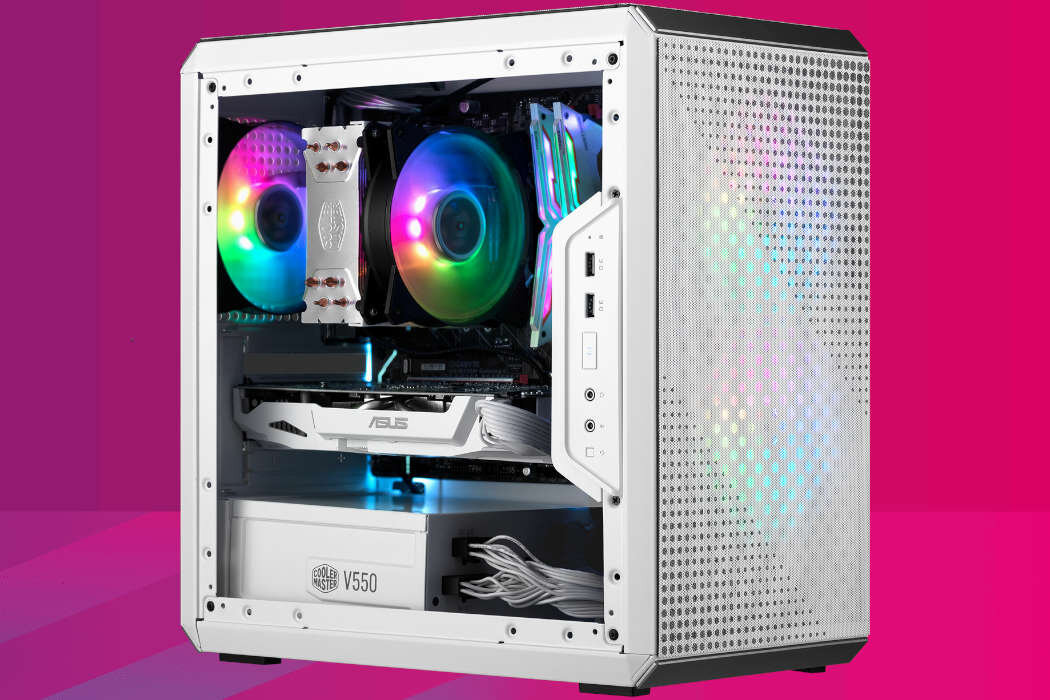 Obudowa COOLER MASTER Masterbox Q300L Filtry montaż aranżowania kabli panel